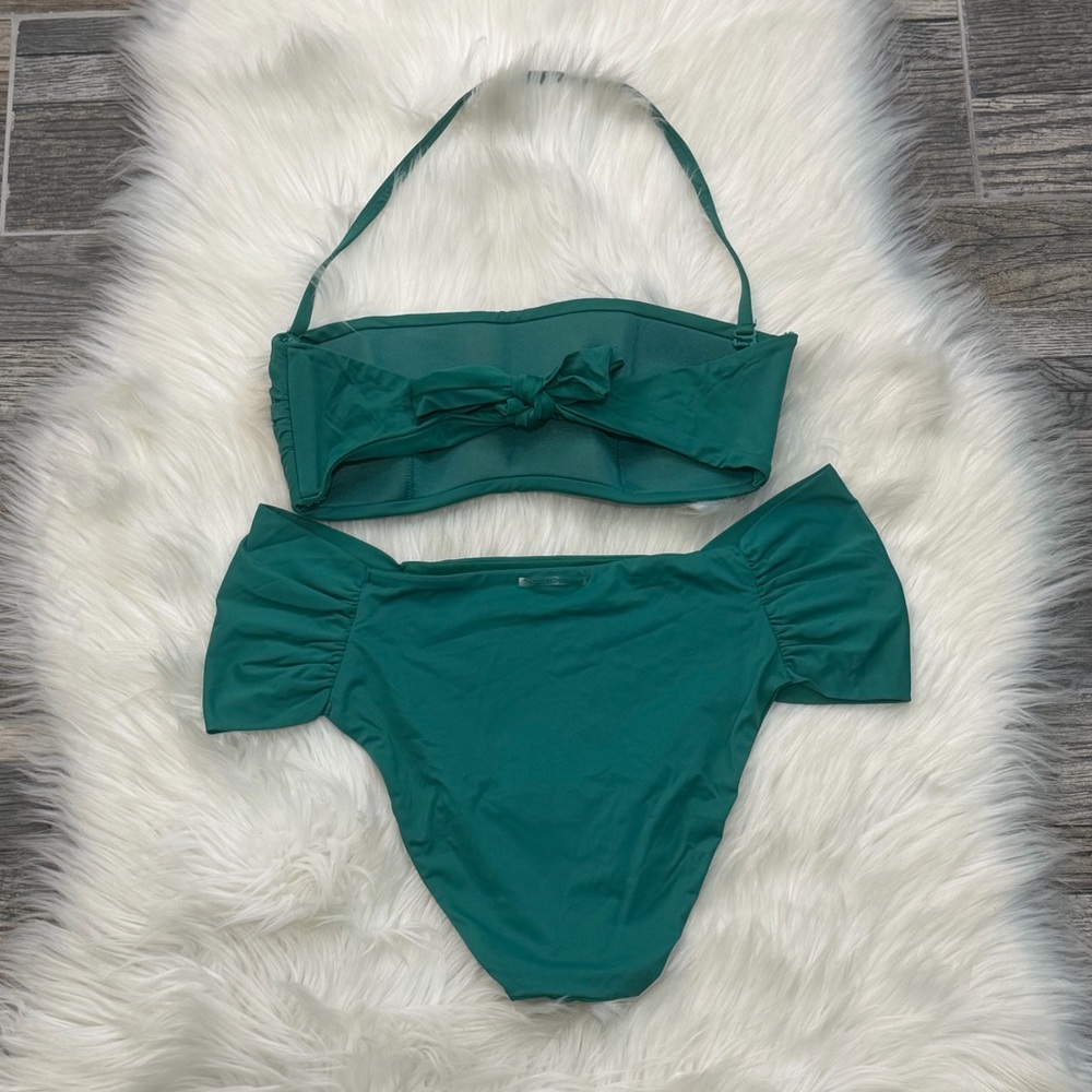 Calzedonia Green Bikini Swim Set Size Medium - Picture 2 of 9